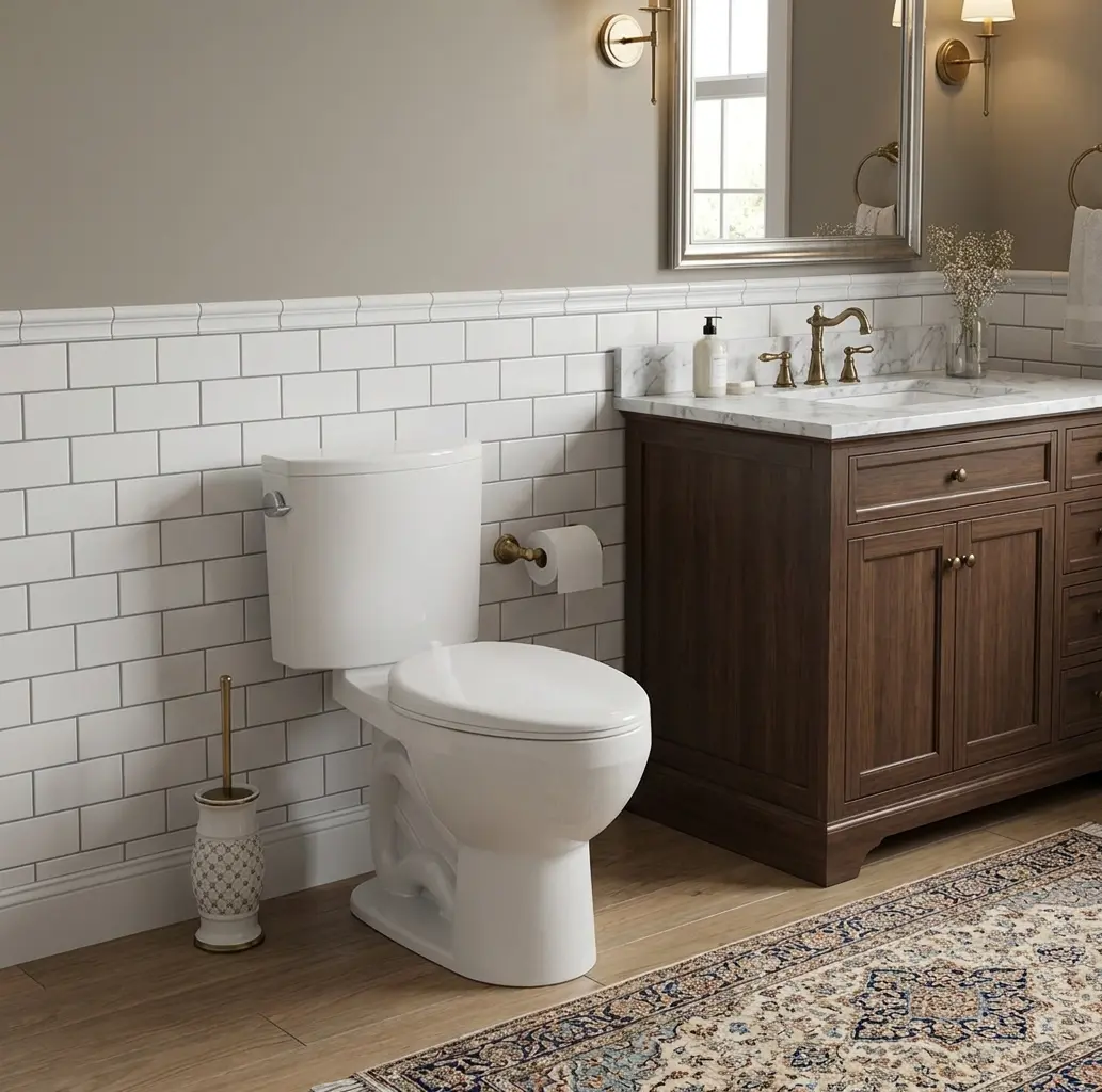 Duravit No.1 Two-Piece 1.28 GPF Elongated Toilet - Includes Toilet, Standard Seat, Delivery, Installation, and Haul-Away - Image 4