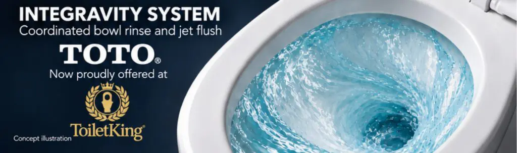 INTEGRAVITY SYSTEM in the new TOTO toilet Aurora