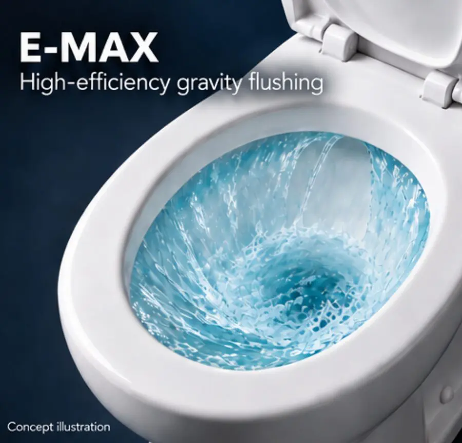 toto toilet E MAX gravity flushing