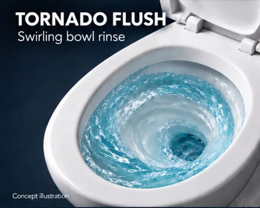 toto toilet TORNADO FLUSH bowl rinsing