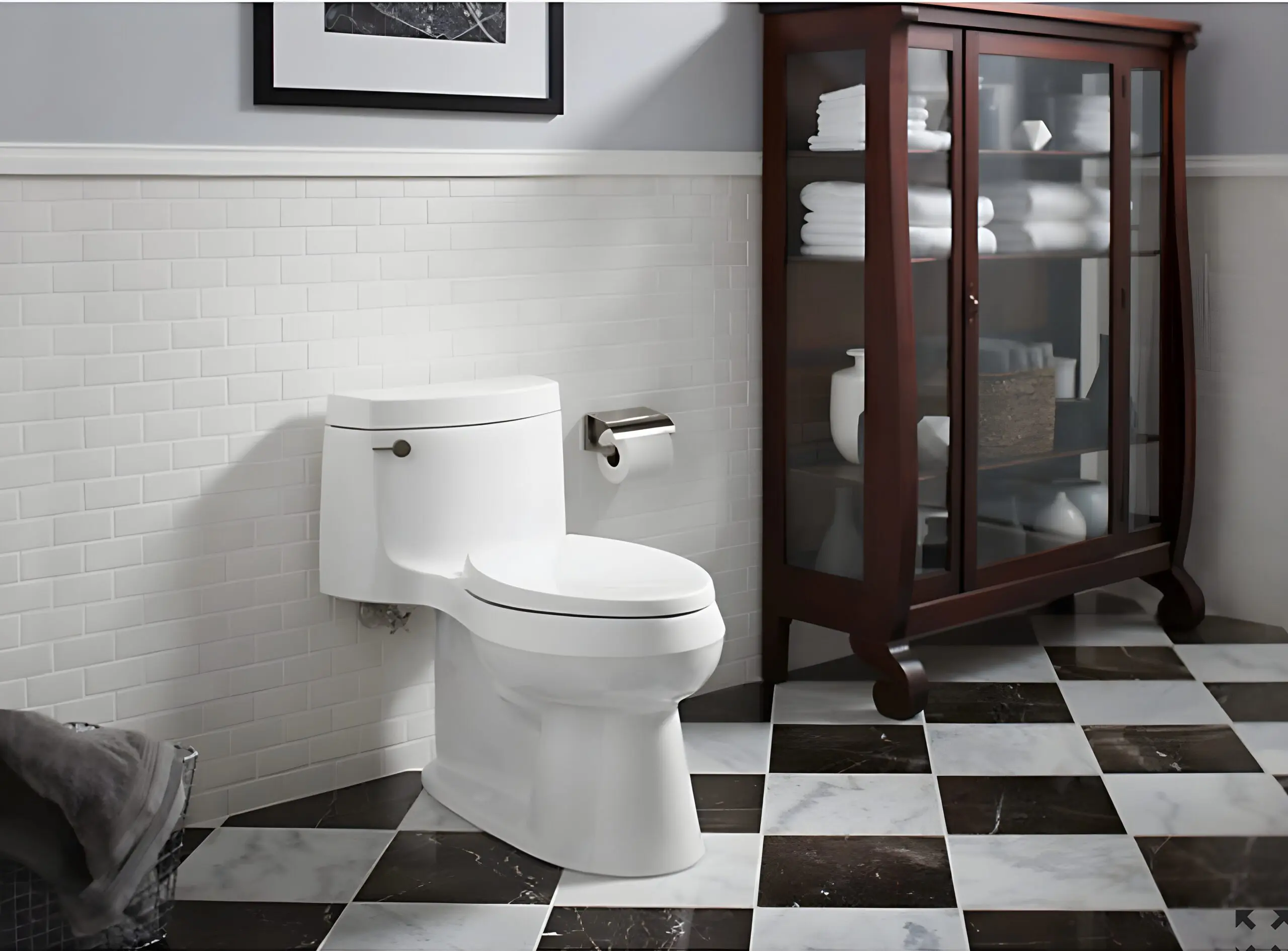 KOHLER Cimarron one-piece toilet with concealed trapway