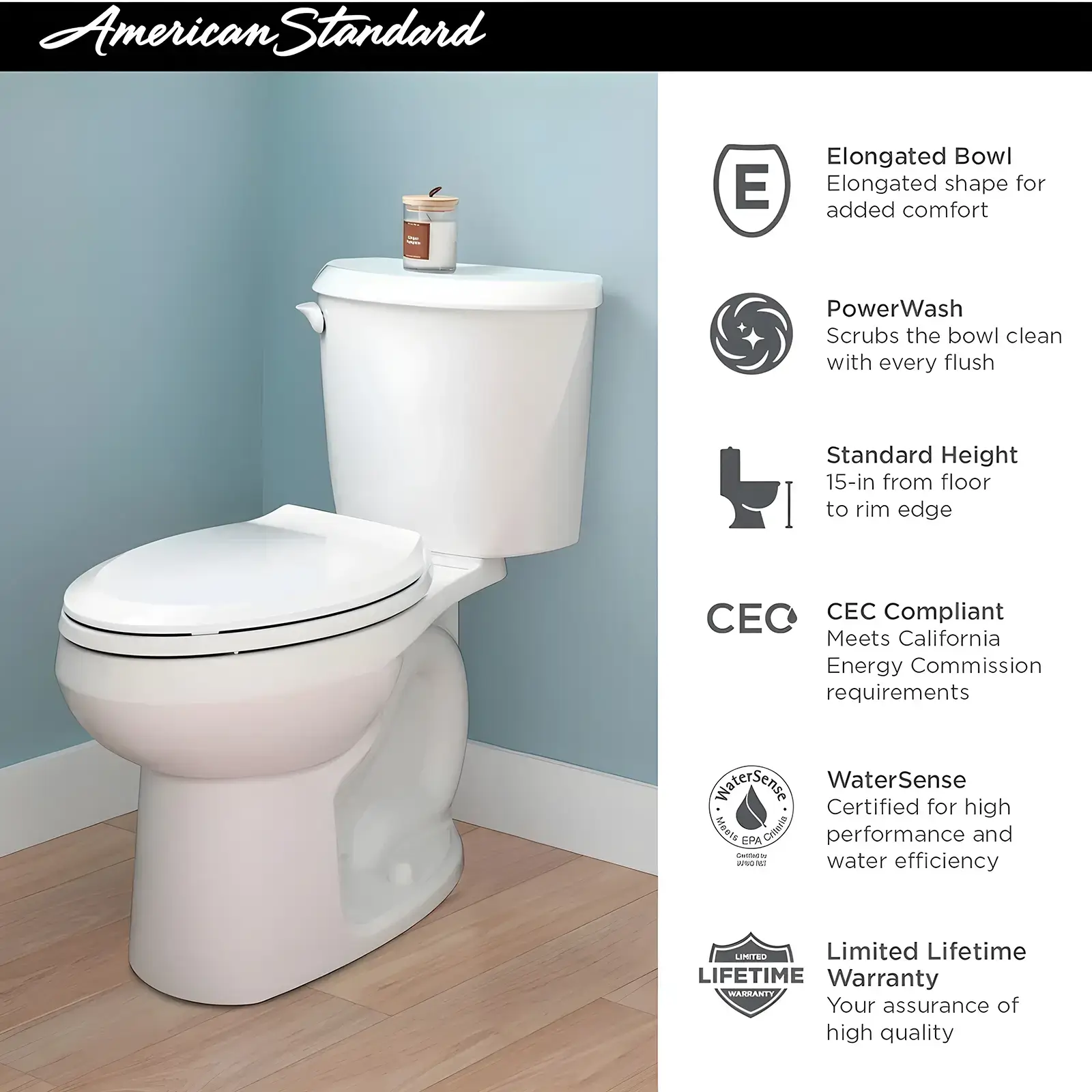 American Standard Colony® 3 Toilet - Image 7