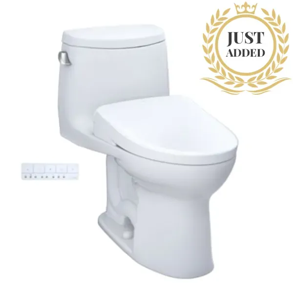 Toto Ultra Max II One Piece Elongated Toilet with Washlet S7 Bidet Seat