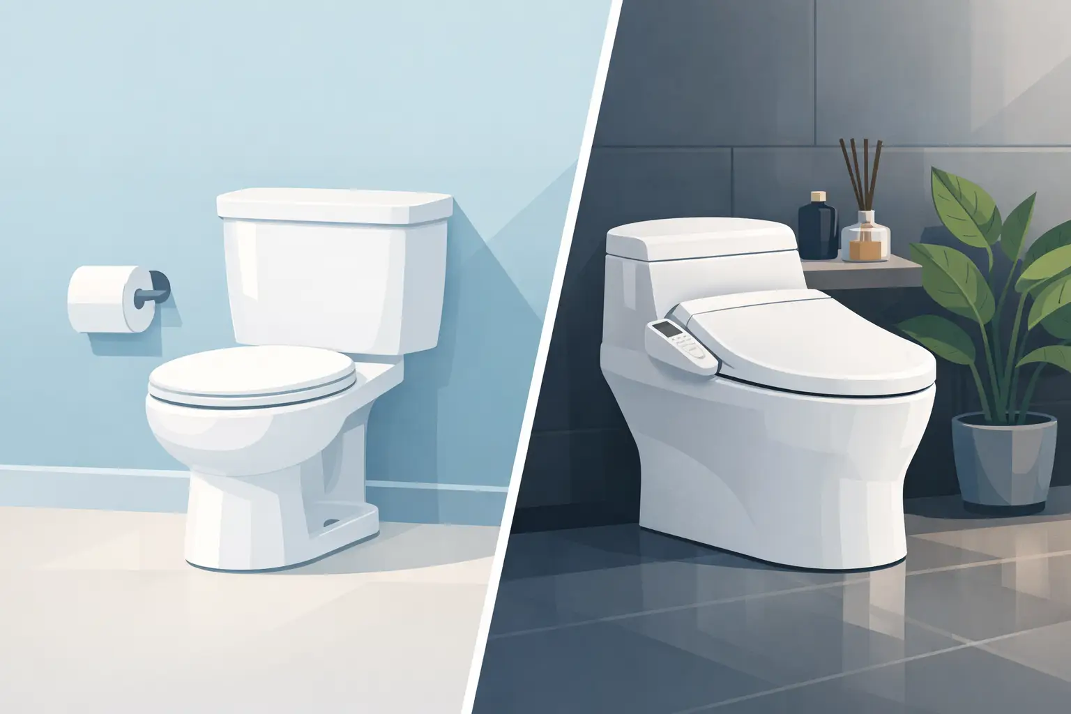 Basic Versus Deluxe Toilets: Which One Fits?