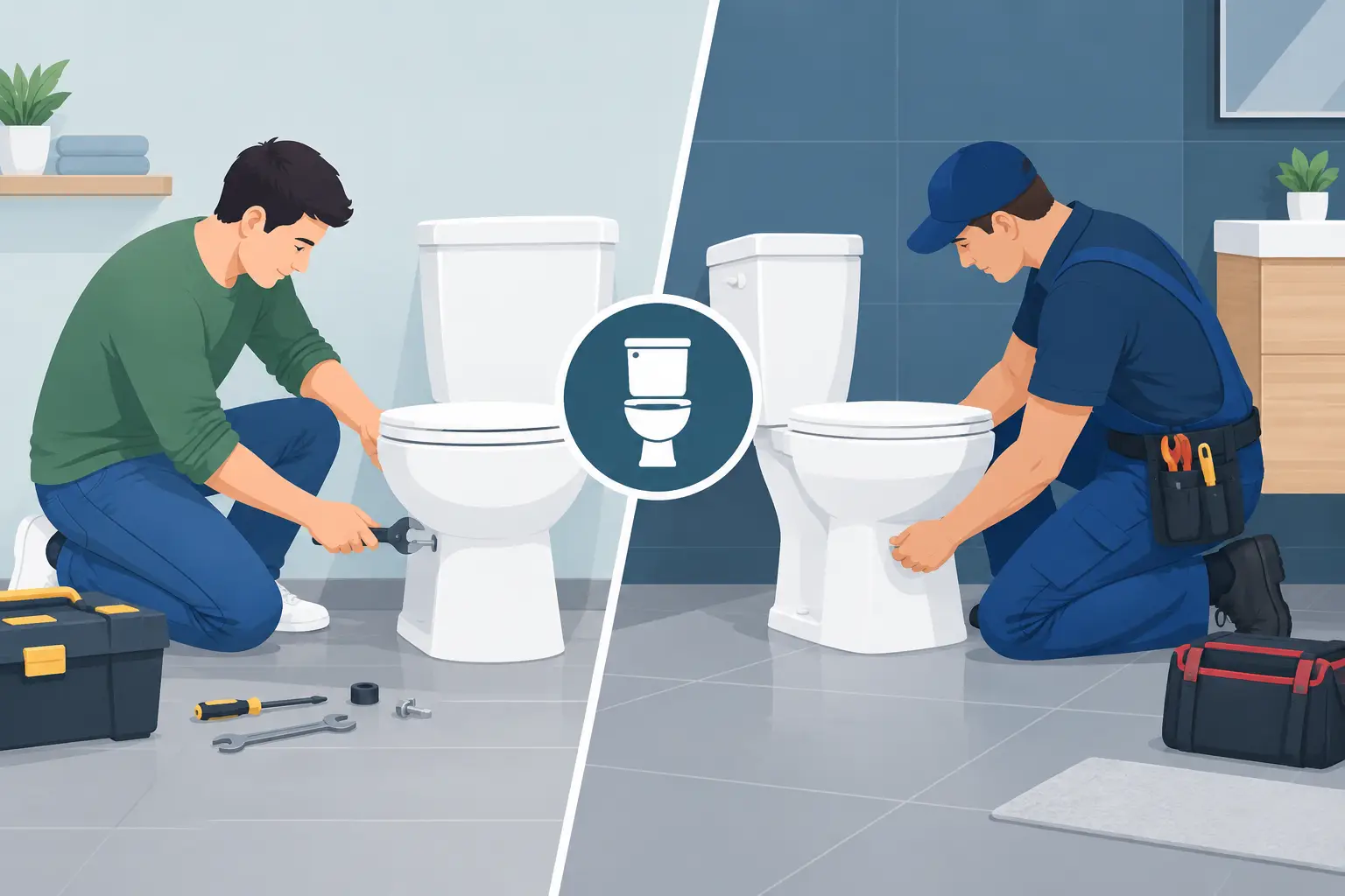 DIY Versus Professional Toilet Installation