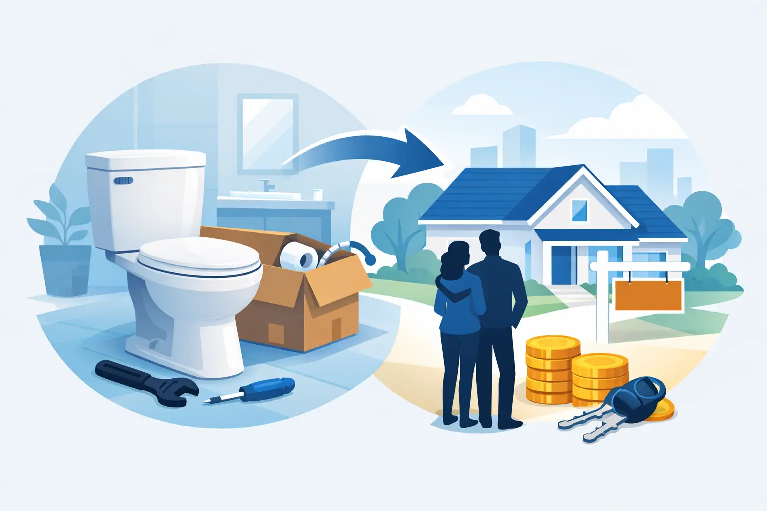 Replace Toilet Before Selling House? When It Pays