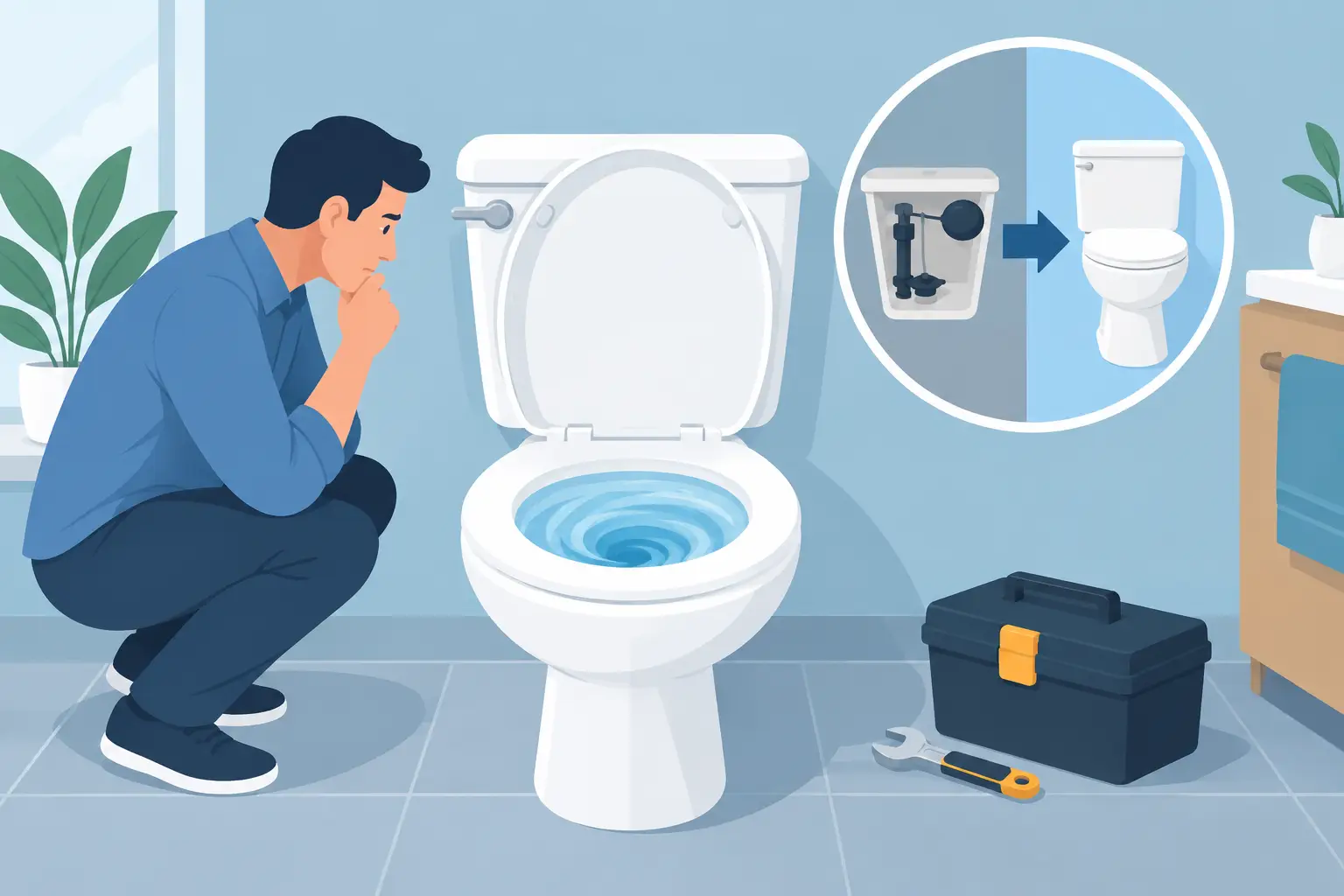 Toilet Flushing Problems: When to Replace