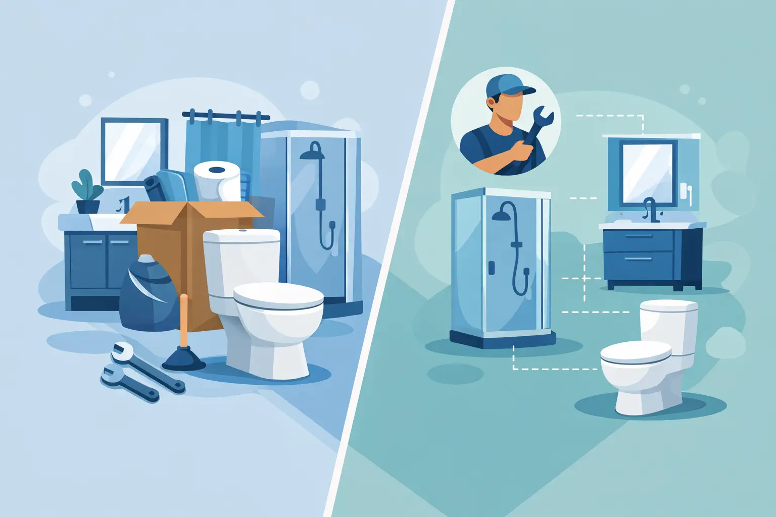 Toilet Package Versus Separate Services Compared